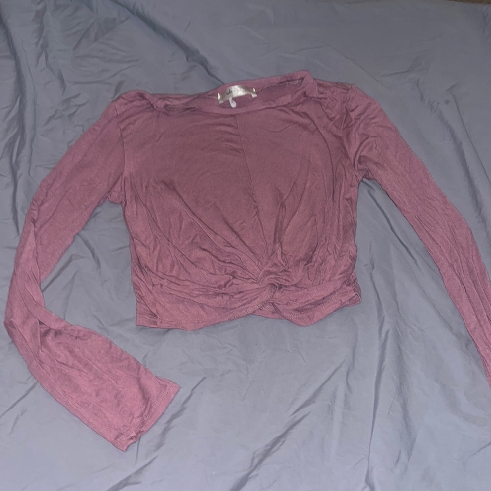 cropped long sleeve